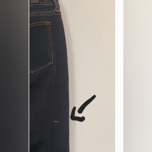 Banana Republic Curvy Fit Mid-Rise Bootcut Dark Wash Denim Blue Jeans size 31 - Picture 11 of 11